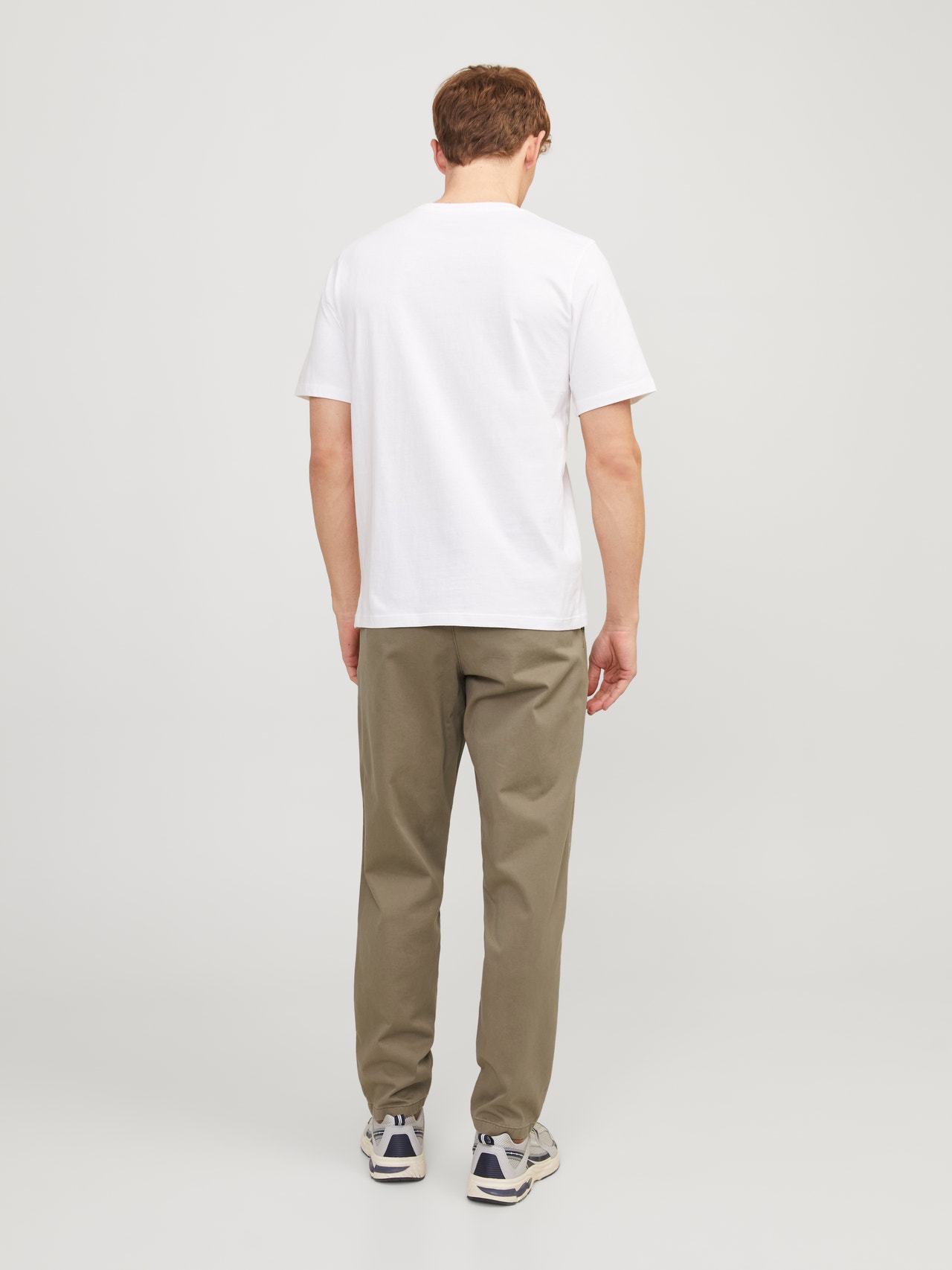 Jack & Jones Wide Fit Szövetnadrág -Beige - 12249246