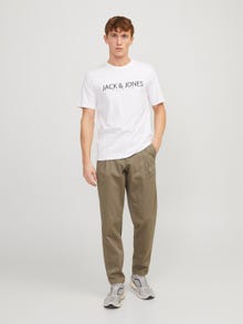 Jack & Jones Pantalon chino Wide Fit -Beige - 12249246