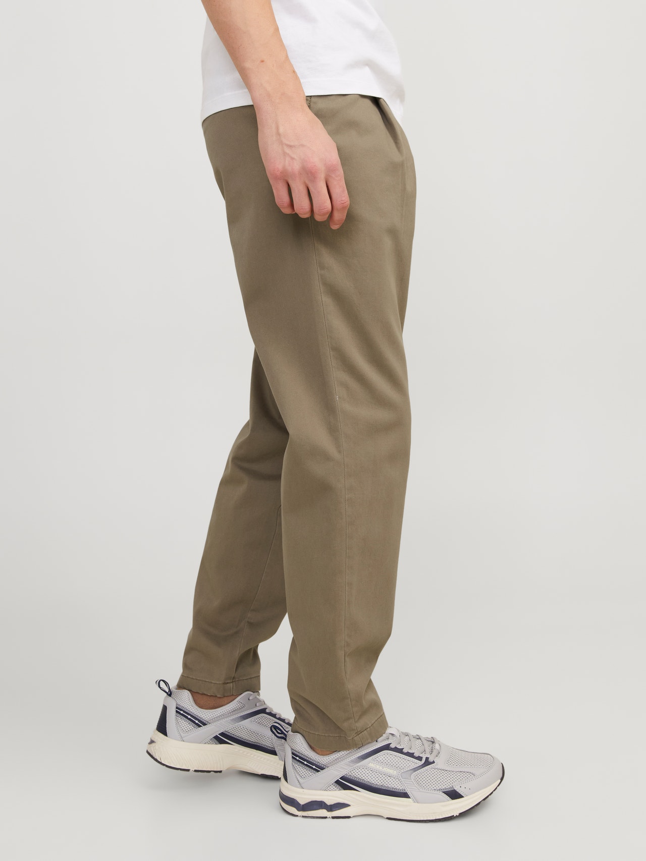 Jack & Jones Παντελόνι Wide Fit Chinos -Beige - 12249246