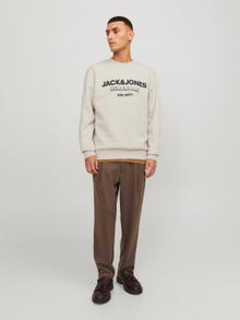 Jack & Jones Trükitud Crew neck Sweatshirt -Moonbeam - 12249273