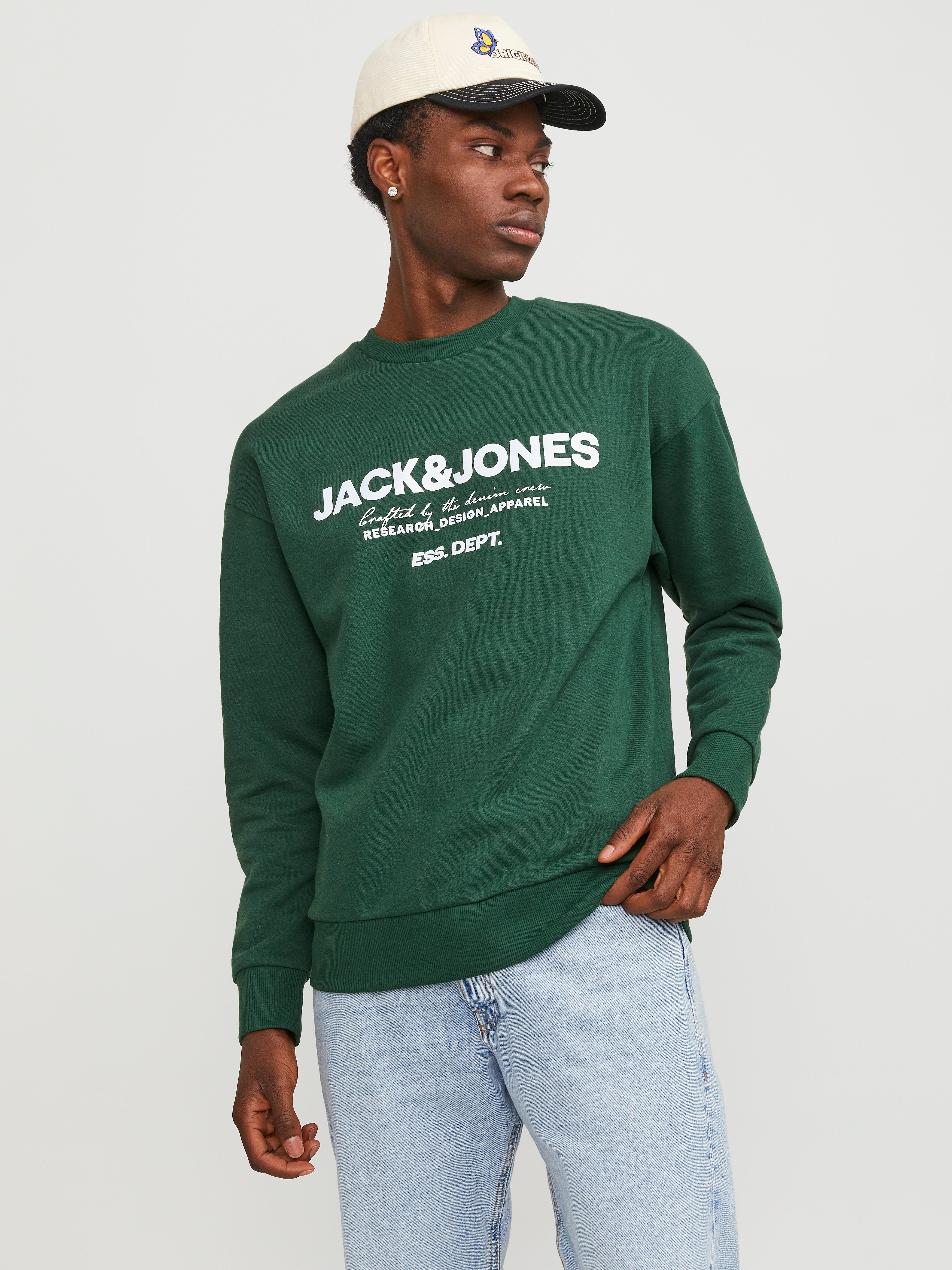 50% Rabatt auf Logo Sweatshirt mit Rundhals | Jack & Jones® 