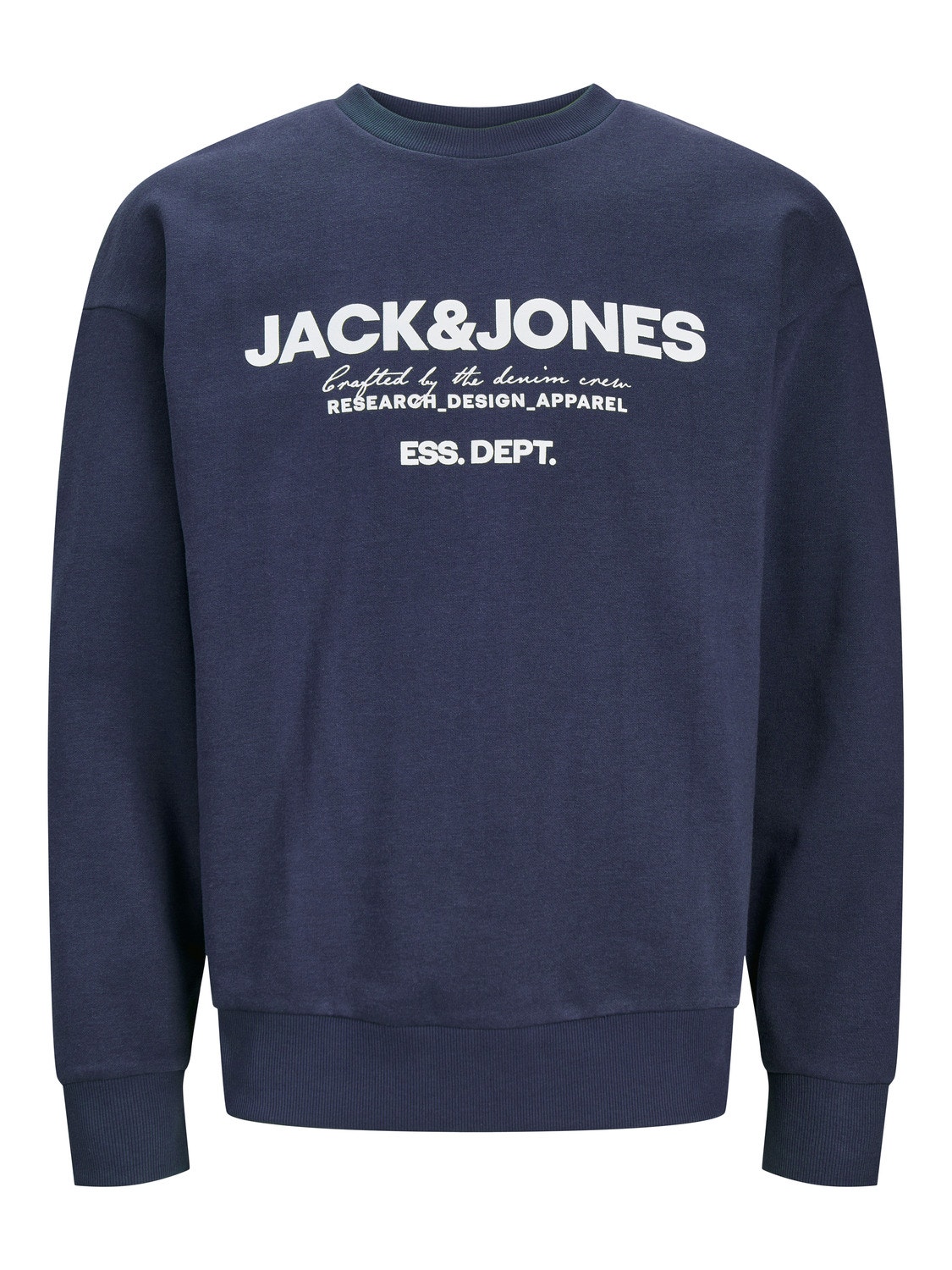 Jack & Jones Logo Crew neck Sweatshirt -Navy Blazer - 12249273