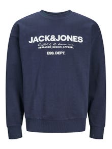 Jack & Jones Logó Személyzeti nyakú pulóver -Navy Blazer - 12249273