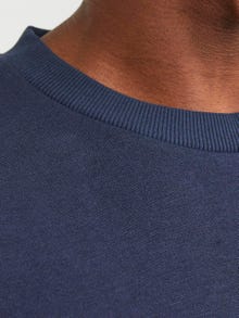 Jack & Jones Logo Crew neck Sweatshirt -Navy Blazer - 12249273