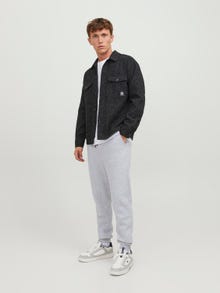 Jack & Jones Regular Fit Tepláky -Light Grey Melange - 12249274