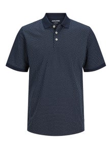 Jack & Jones Plain Polo T-shirt -Navy Blazer - 12249286