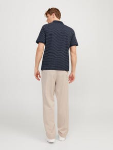 Jack & Jones Gładki Polo T-shirt -Navy Blazer - 12249286