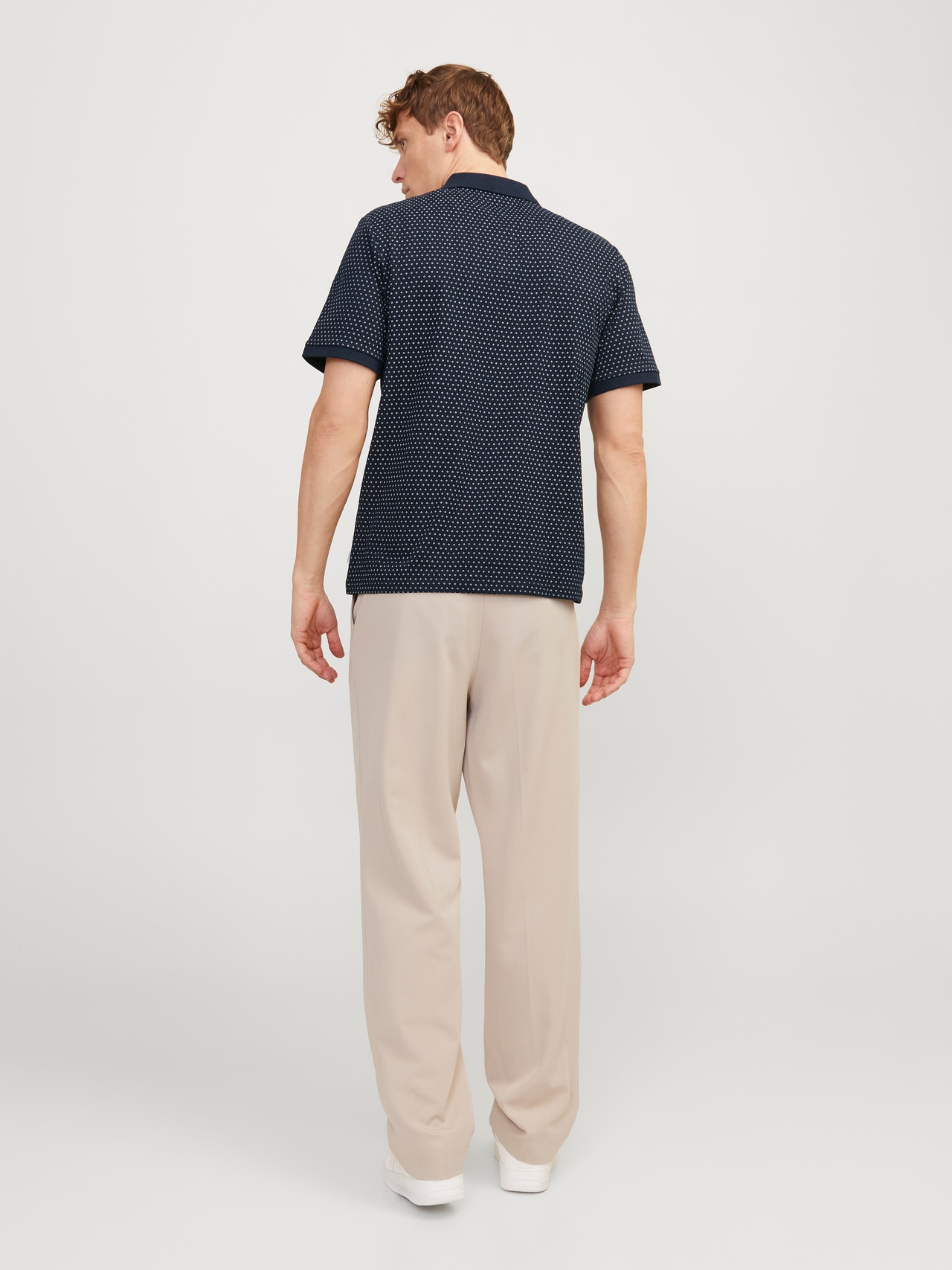 Jack & Jones Plain Polo T-shirt -Navy Blazer - 12249286
