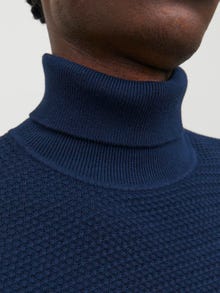 Jack & Jones Plain Turtleneck -Maritime Blue - 12249307