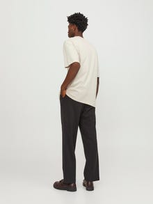 Jack & Jones Enfärgat O-ringning T-shirt -Moonbeam - 12249319