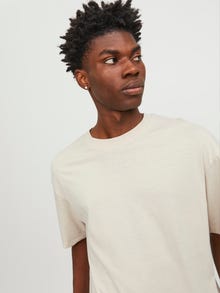Jack & Jones T-shirt Liso -Moonbeam - 12249319
