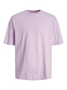 Jack & Jones Einfarbig Rundhals T-shirt -Purple Rose - 12249319