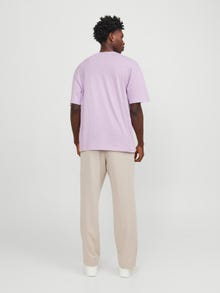 Jack & Jones Vanlig O-hals T-skjorte -Purple Rose - 12249319
