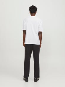 Jack & Jones T-shirt Semplice Paricollo -White - 12249319