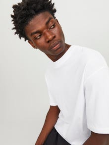 Jack & Jones Vienspalvis Marškinėliai -White - 12249319