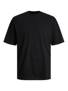 Jack & Jones Einfarbig Rundhals T-shirt -Black - 12249319