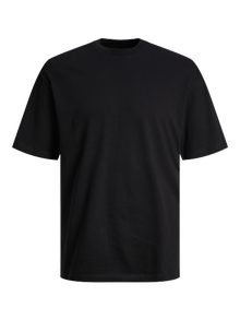 Jack & Jones T-shirt Uni Col rond -Black - 12249319
