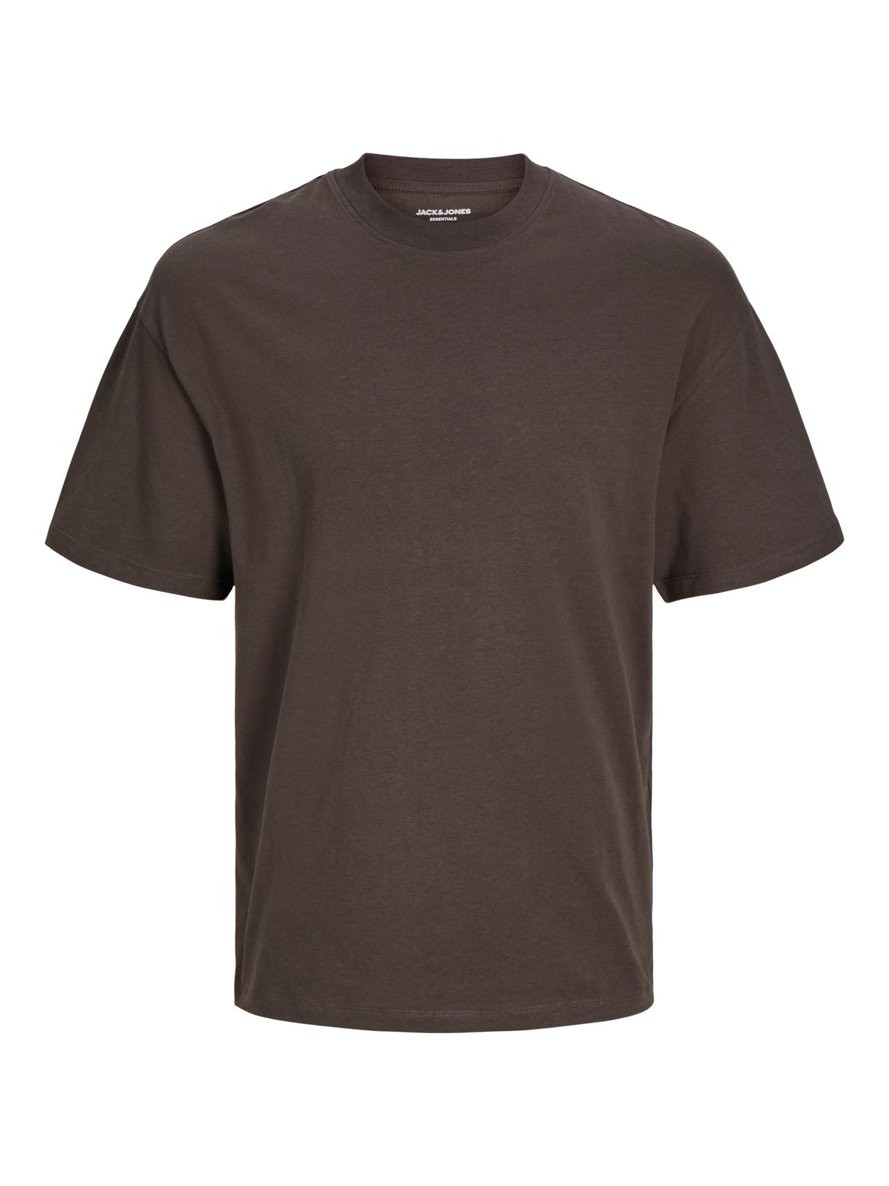 Jack & Jones Enfärgat Rundringning T-shirt -Mulch - 12249319