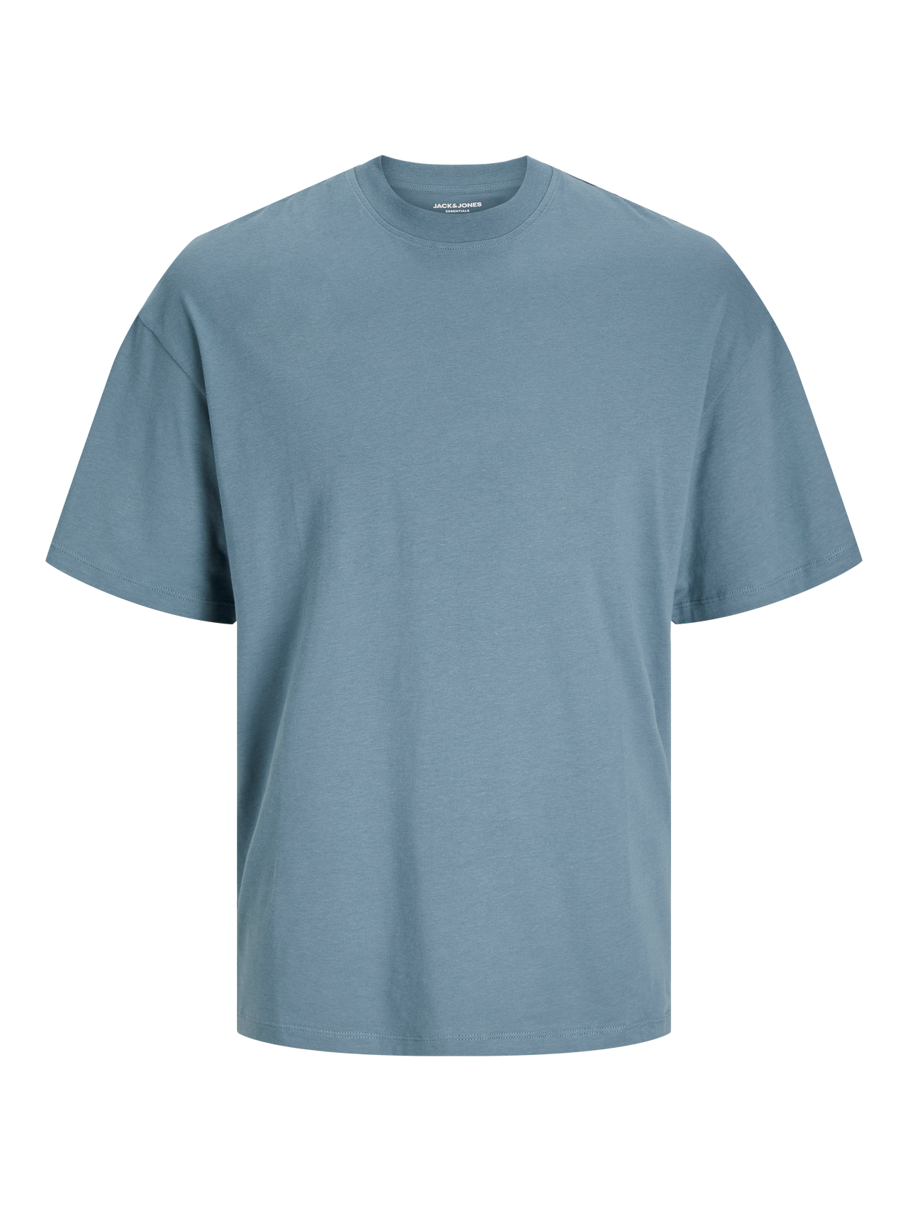 Jack & Jones Enfärgat Rundringning T-shirt -Goblin Blue - 12249319
