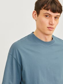 Jack & Jones Plain Crew neck T-shirt -Goblin Blue - 12249319