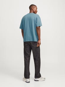 Jack & Jones Vienspalvis Apskritas kaklas Marškinėliai -Oceanview - 12249319