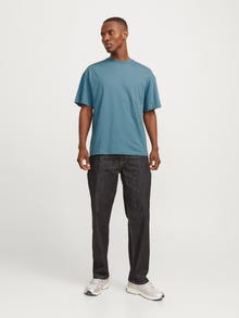 Jack & Jones Vienspalvis Apskritas kaklas Marškinėliai -Oceanview - 12249319
