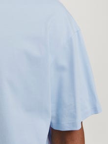 Jack & Jones Yksivärinen O-pääntie T-paita -Chambray Blue - 12249319
