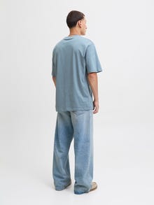 Jack & Jones Enfärgat T-shirt -Stormy Weather - 12249319