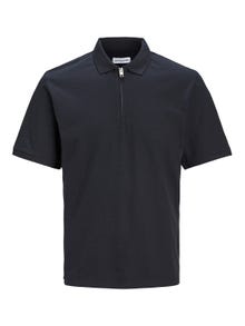 Jack & Jones Bez vzoru Polo límec Tričko -Dark Navy - 12249324