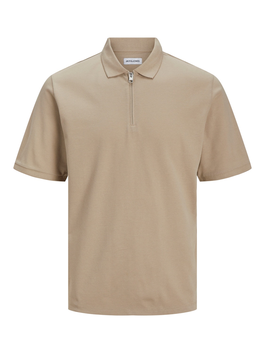 Jack & Jones Gładki Polo T-shirt -Crockery - 12249324