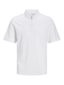 Jack & Jones Sima Póló Trikó -White - 12249324