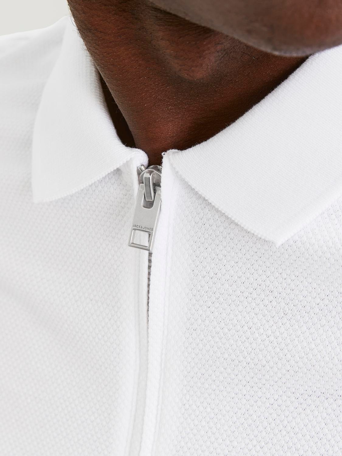 Jack & Jones Vanlig Polo T-skjorte -White - 12249324