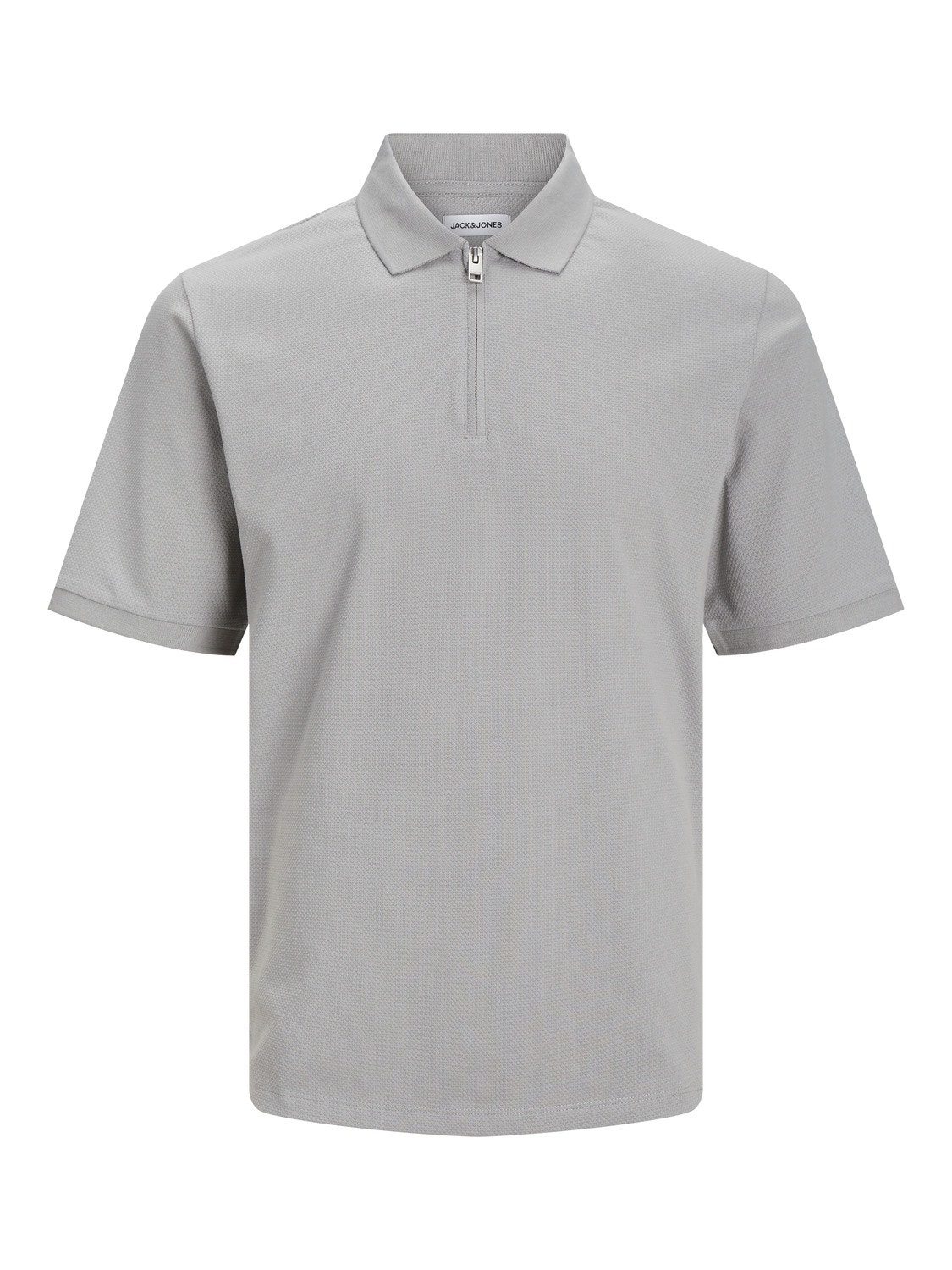 Jack & Jones Yksivärinen Polo T-paita -Ultimate Grey - 12249324