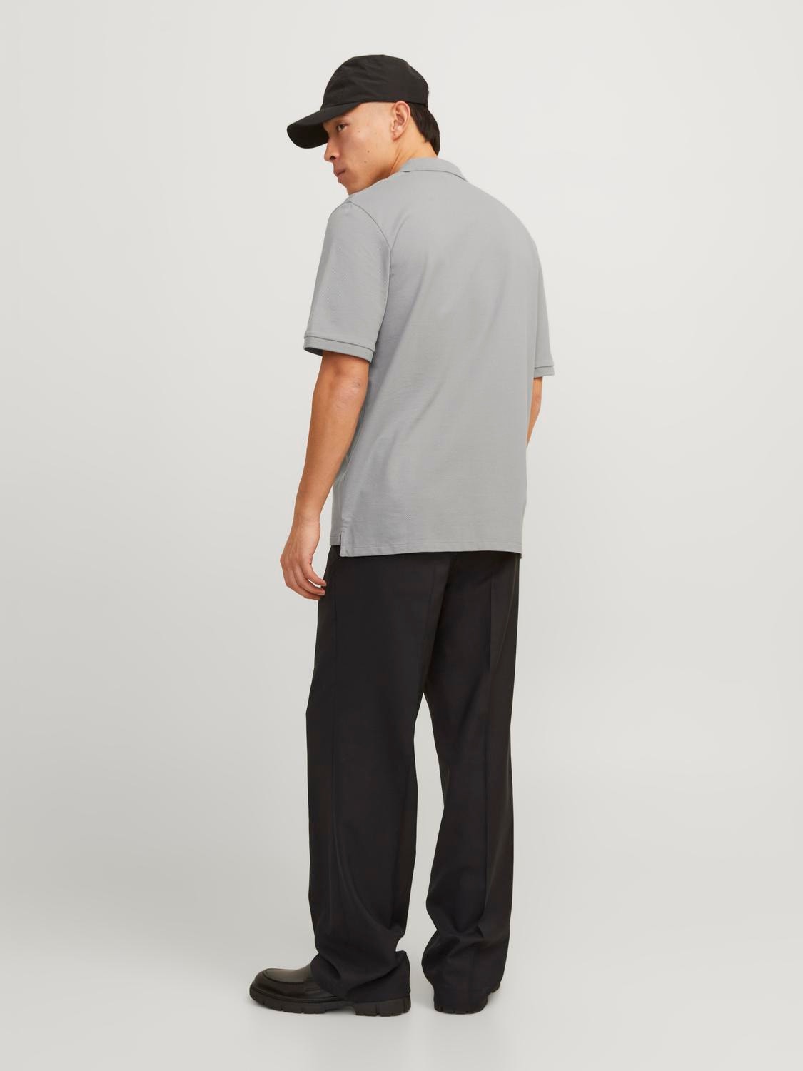 Jack & Jones Vanlig Polo T-skjorte -Ultimate Grey - 12249324