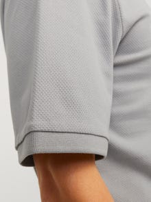 Jack & Jones Einfarbig Polo T-shirt -Ultimate Grey - 12249324