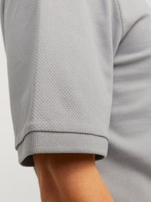 Jack & Jones Yksivärinen Polo T-paita -Ultimate Grey - 12249324