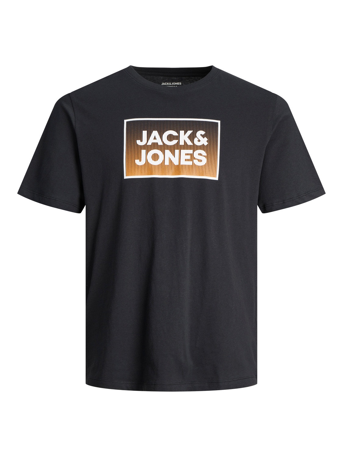 Jack & Jones Logo Ümmargune kaelus T-särk -Dark Navy - 12249331