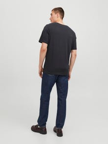 Jack & Jones Logo Kruhový výstřih Tričko -Dark Navy - 12249331