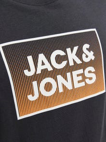 Jack & Jones Logo Kruhový výstřih Tričko -Dark Navy - 12249331