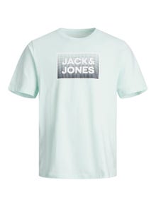 Jack & Jones Camiseta Logotipo Cuello redondo -Soothing Sea - 12249331