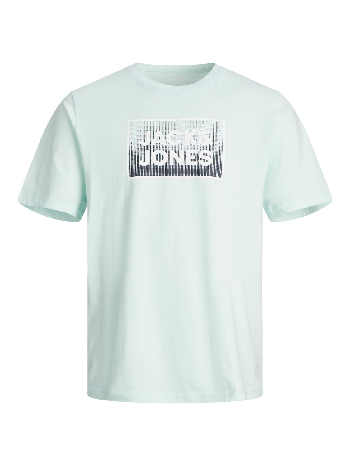 Jack & Jones Logo Pyöreä pääntie T-paita -Soothing Sea - 12249331