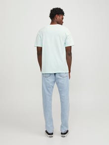 Jack & Jones Nyomott mintás Környak Trikó -Soothing Sea - 12249331