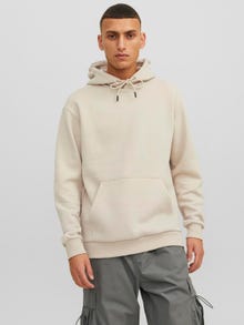 Jack & Jones Sima Kapucnis felső -Moonbeam - 12249340