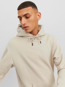 Jack & Jones Bez vzoru Mikina s kapucí -Moonbeam - 12249340