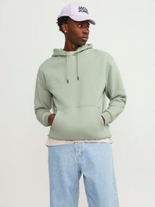 Jack & Jones Vienspalvis Megztinis su gobtuvu -Desert Sage - 12249340