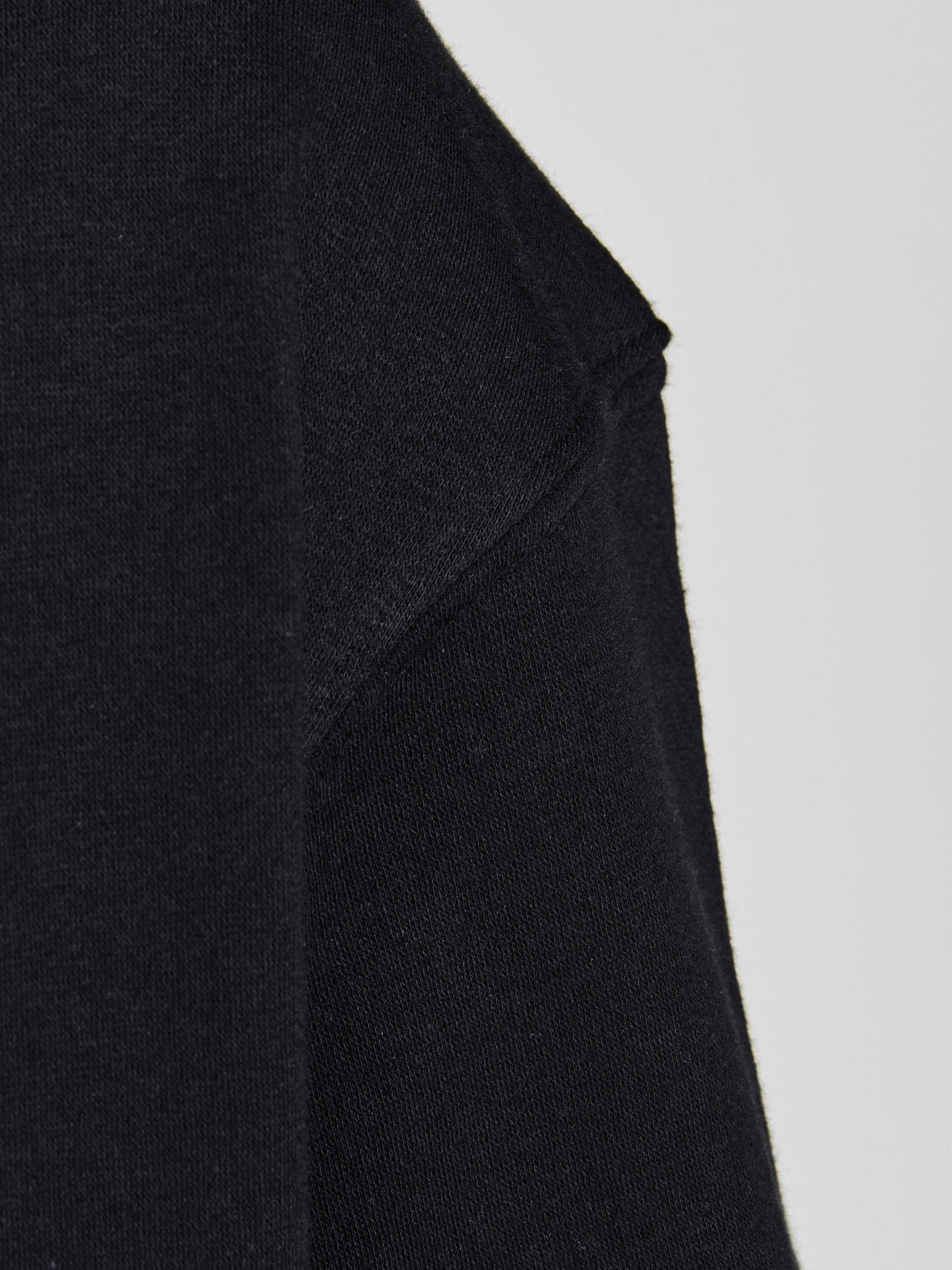 Jack & Jones Ensfarvet Sweatshirt med rund hals -Black - 12249341