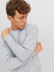 Jack & Jones Vienspalvis Megztiniai -Light Grey Melange - 12249341
