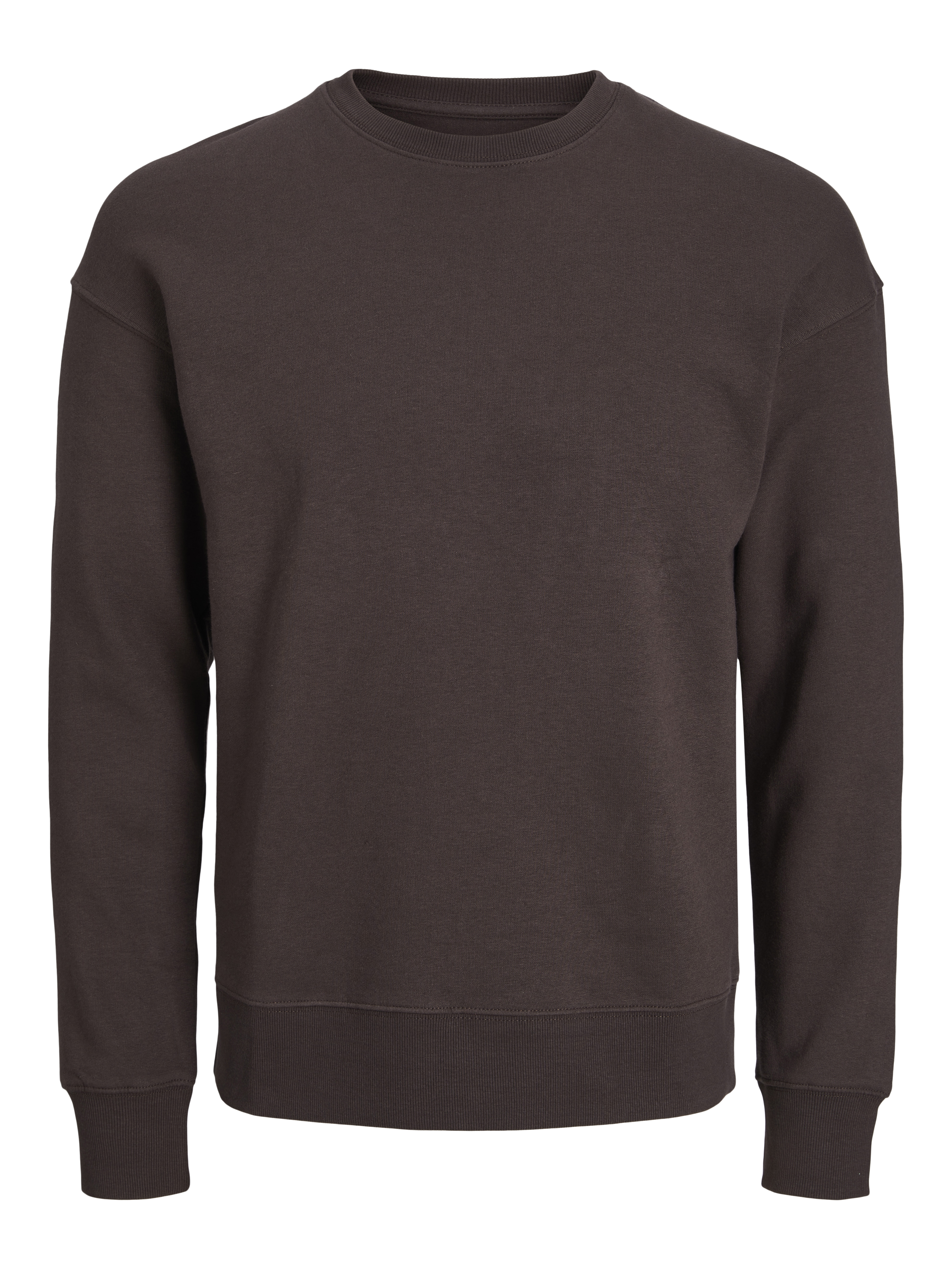Plain Crewneck Sweatshirt | Dark Brown | Jack u0026 Jones®