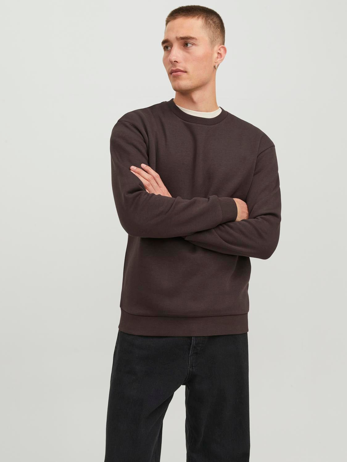 ラッドミュージシャン2023SS CREW NECK PULLOVER 42 DARK BROWN