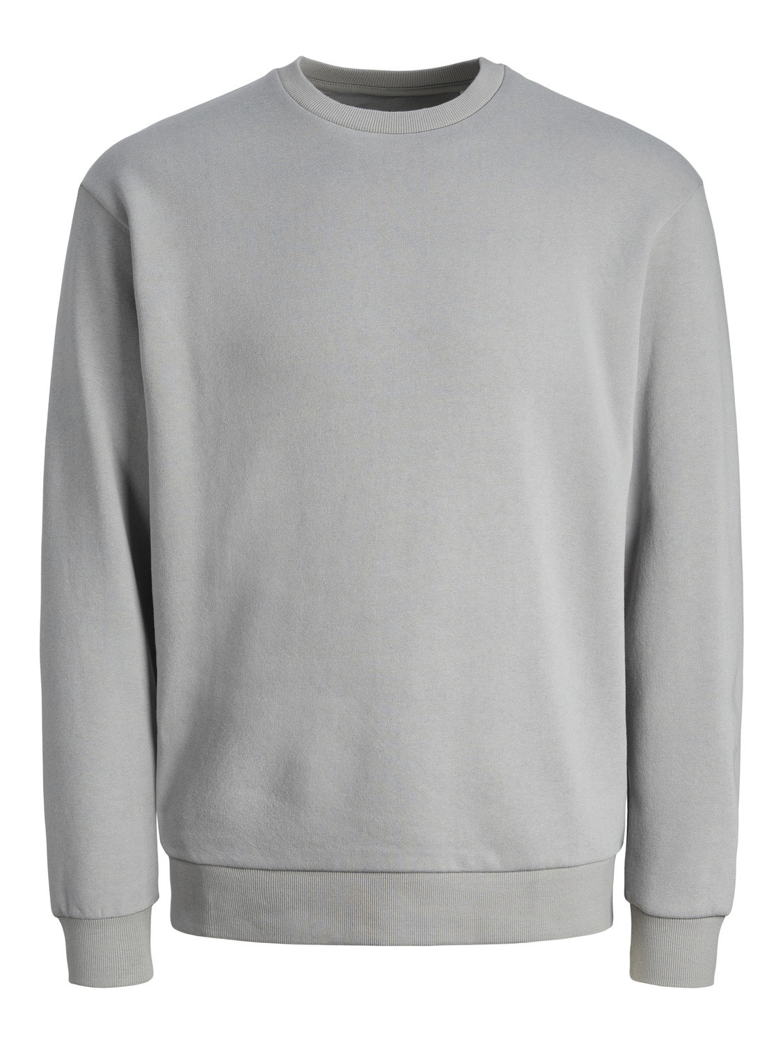 Jack & Jones Plain Crew neck Sweatshirt -Ultimate Grey - 12249341